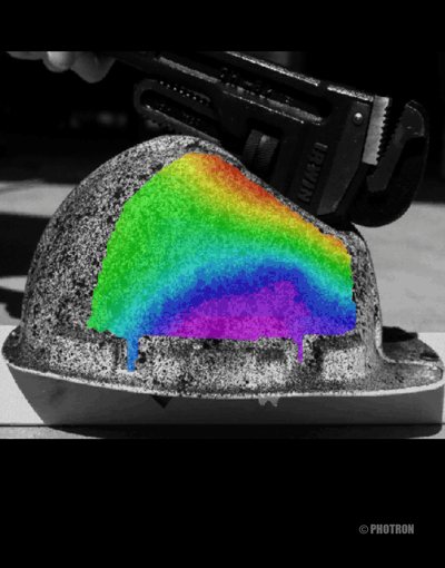 Visual representation of data gathered from Compression testing.