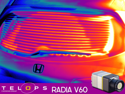 Window_defroster_in_thermal_imaging image Telops V60 LWIR camera detecting window defroster generating a strip heat pattern